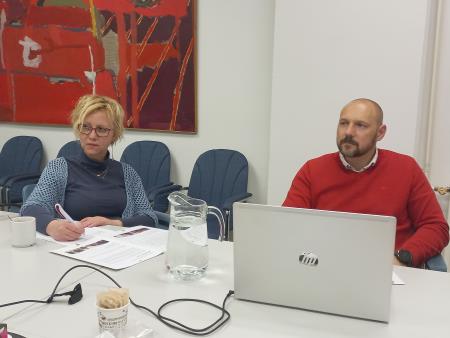 Damjana Tramte in Aleksej Metelko na eni od nevladniških avdicij za katalogi (002)